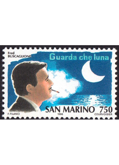 San Marino Storia canzone Italiana "Guarda che Luna" 1996 nuovo
